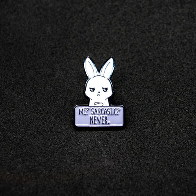 Pin Conejo Sarcasmo
