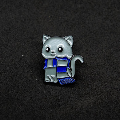 Pin Gatito Con Bufanda