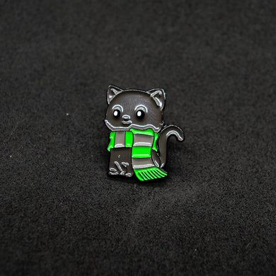 Pin Gatito Con Bufanda