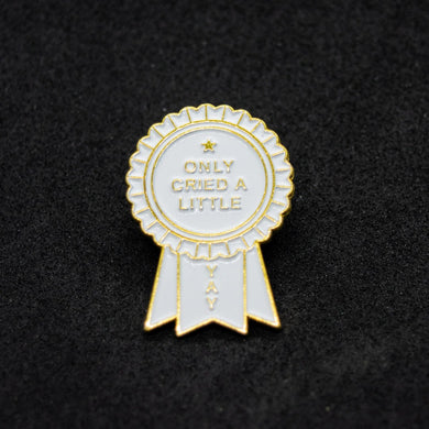 Pin only cried a little