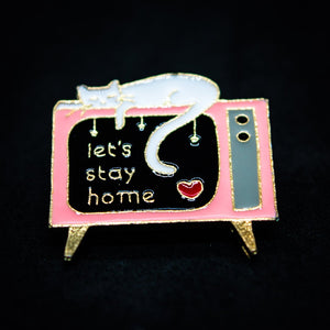 Pin Let's stay home
