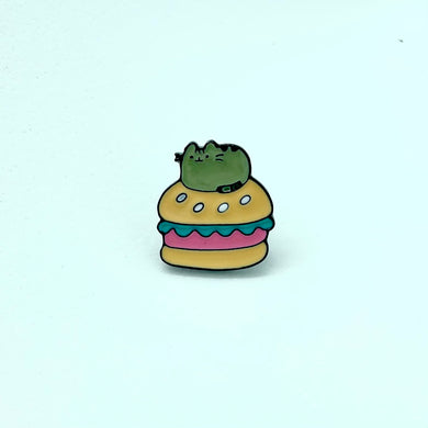 Pin Gatito hamburguesa