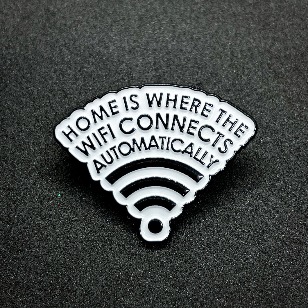 Pin home is where the wifi connects automatically
